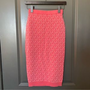 Michael Kors Logo Bodycon Skirt